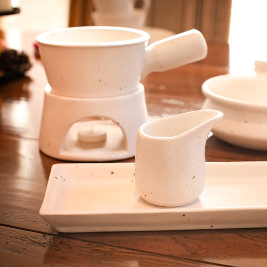 Fondue Set - On Table